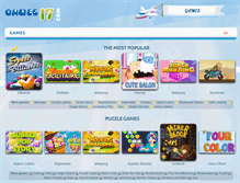 Tablet Screenshot of games17.com